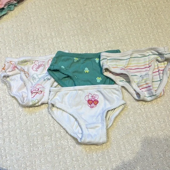 Baby gap Disney Minnie Mouse toddler girl 2-3 years organic cotton underwear - Picture 1 of 10